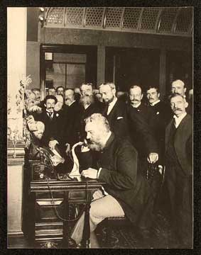 Alexander Graham Bell Opens Long Distance Line from New York to Chicago, 1892