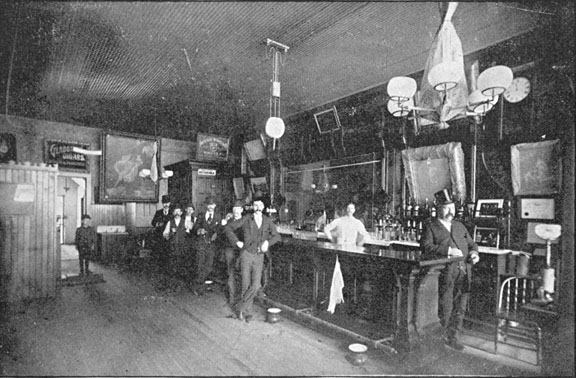 Neighborhood societies often met at the local saloon where the proprietor himself was frequently a member. Taverns were not all dens of vice and iniquity. In 1900 Chicago had 6,395 licensed retail saloons. Many had accommodations for dancing parties and lodge meetings. Some had restaurant departments attached. Lange’s Pavilion at 445 Milwaukee Avenue (1896) advertised itself as a "family resort with a music pavilion where vocal and instrumental musical entertainments are given in connection with a vaudeville stage."