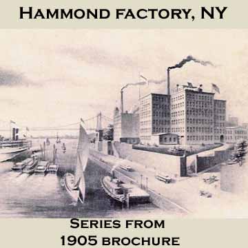 The Hammond Typewriter Factory in 1905