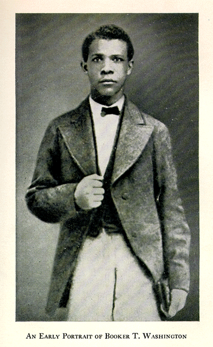 Booker T. Washington.  Click for a link to the Atlanta Compromise Speech